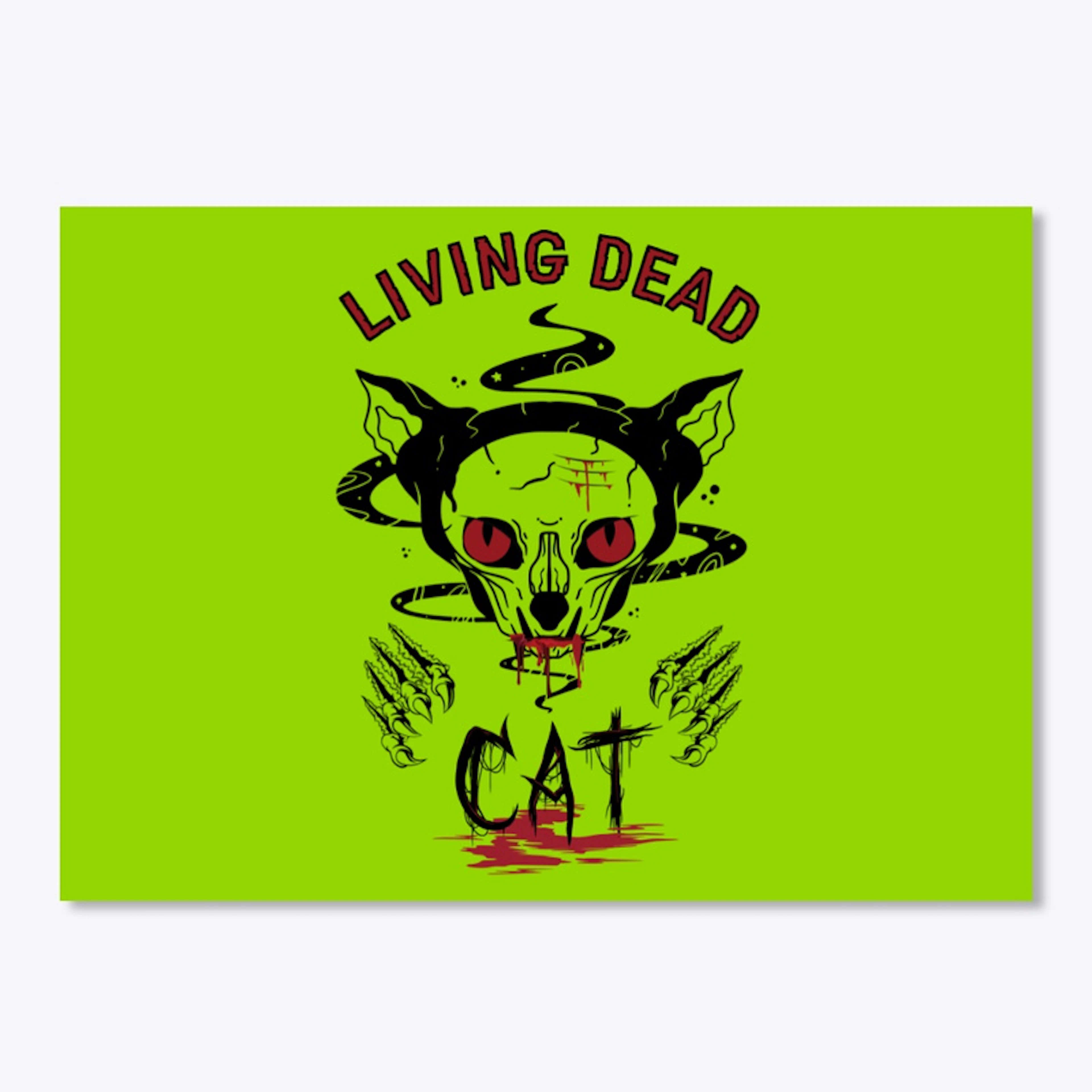 Living Dead Halloween Cat