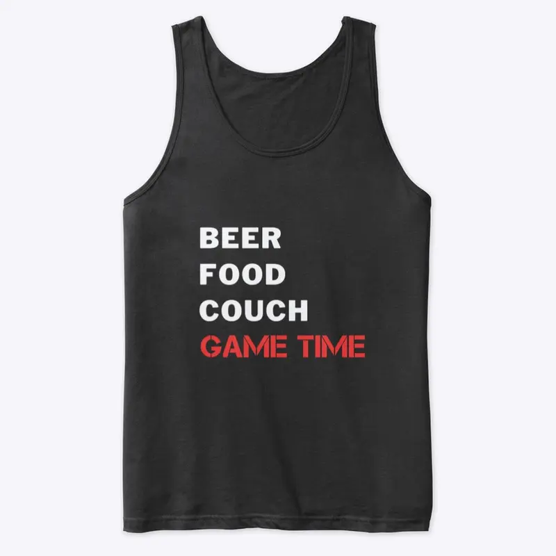 Beer Food Couch Game Time