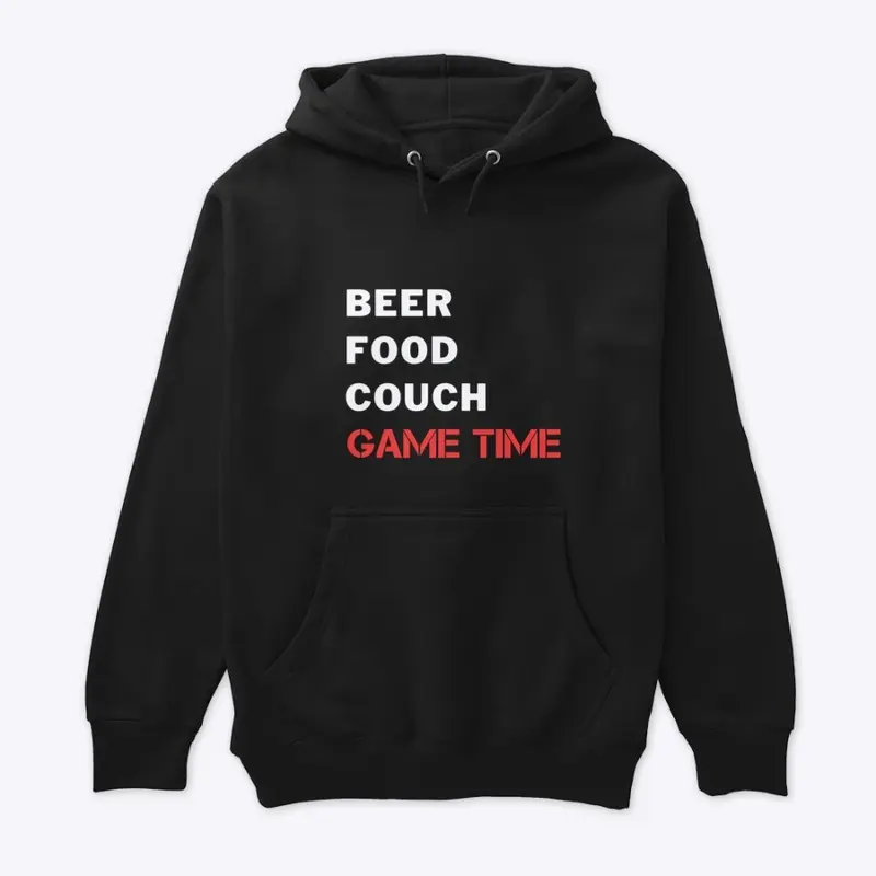 Beer Food Couch Game Time