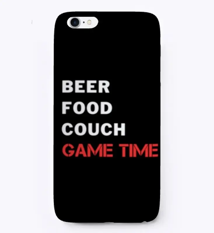 Beer Food Couch Game Time